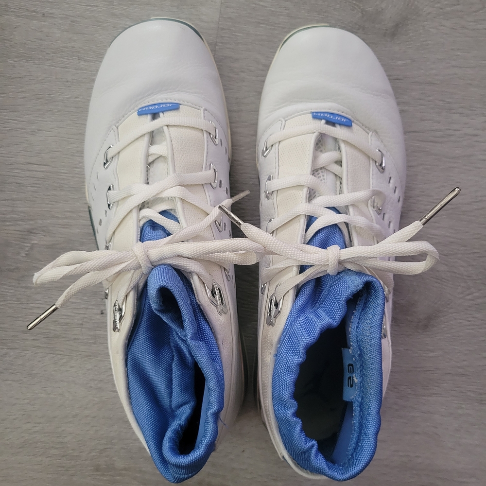 Jordan 17s Original 2002 White and Blue Low-Top Sneakers